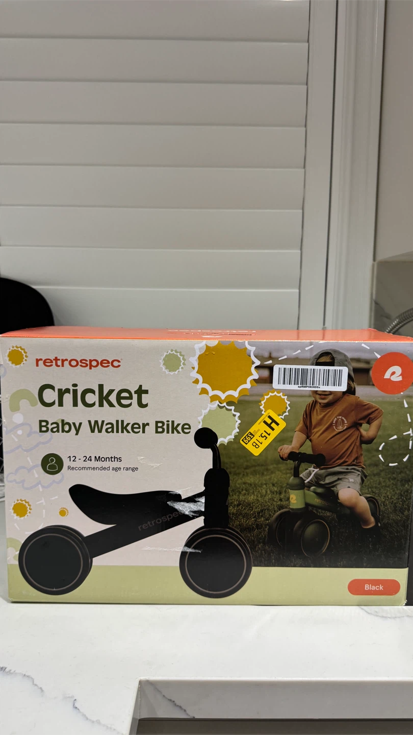 BRAND NEW: Retrospec Cricket Baby Walker Balance Bike