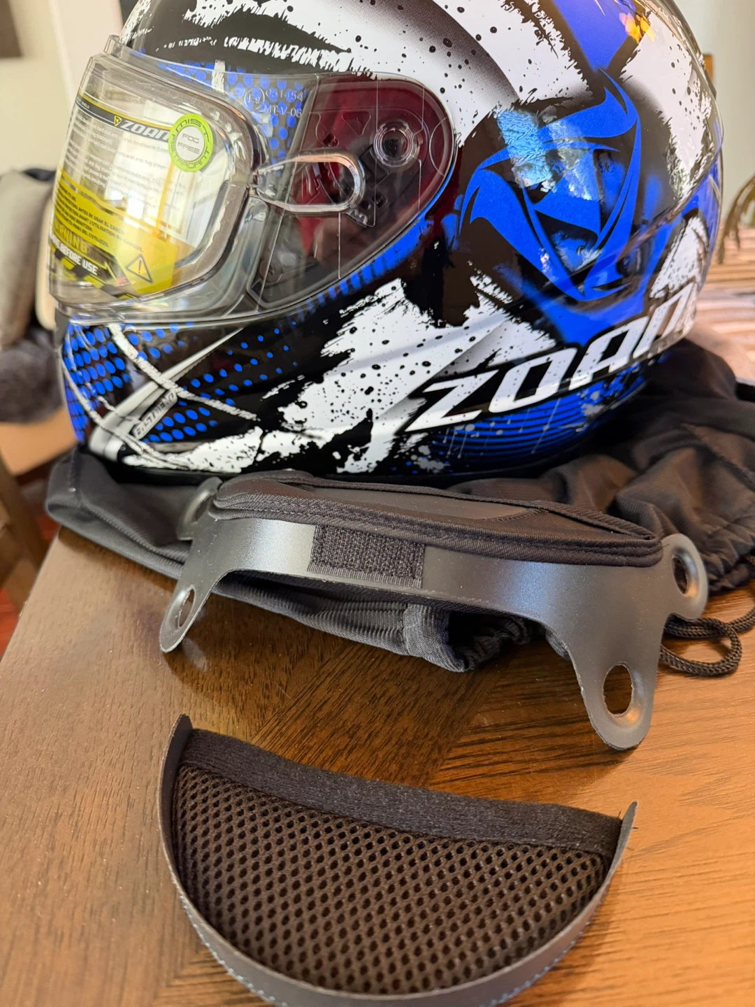 Zoan Gamma Thunder Motorcycle Helmet - photo 2