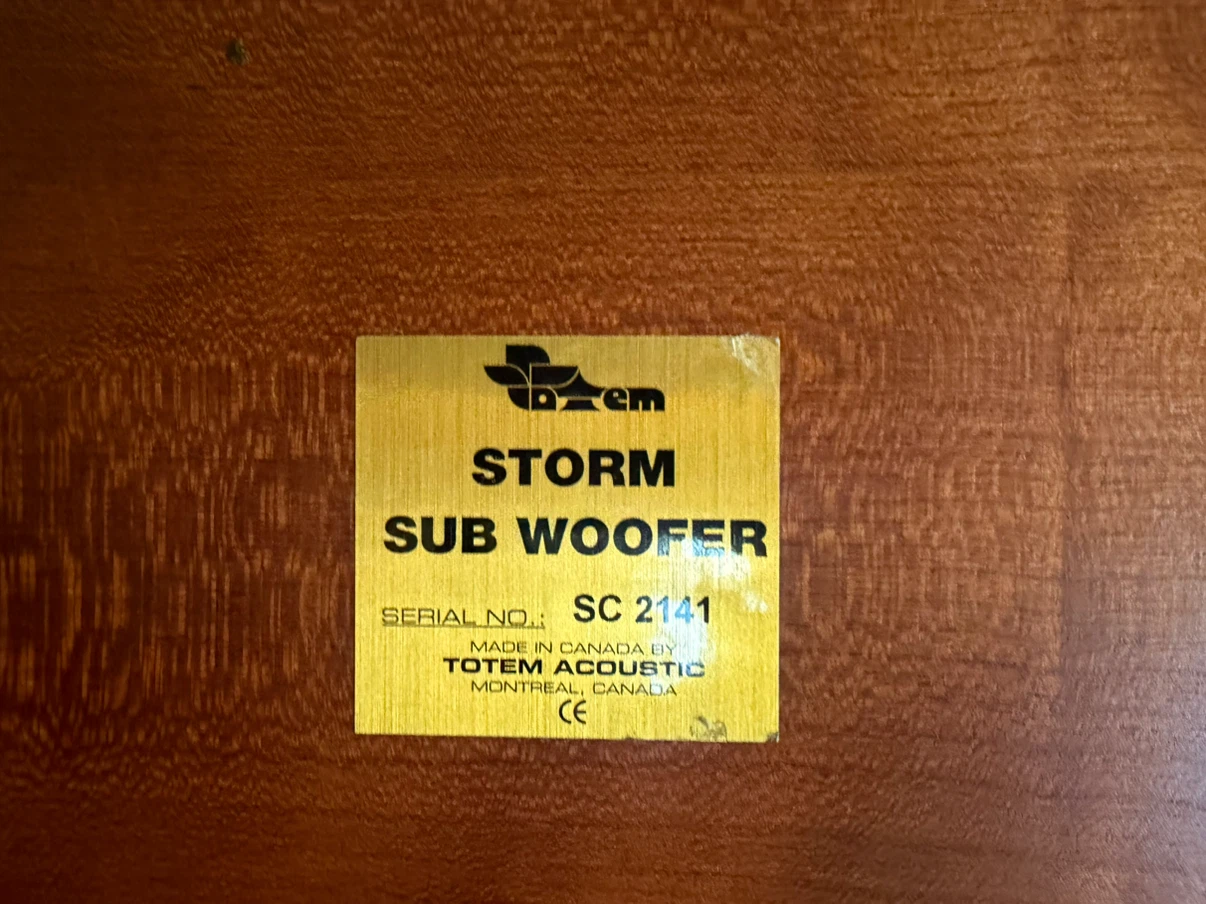 Totem Acoustic Storm Subwoofer - photo 2