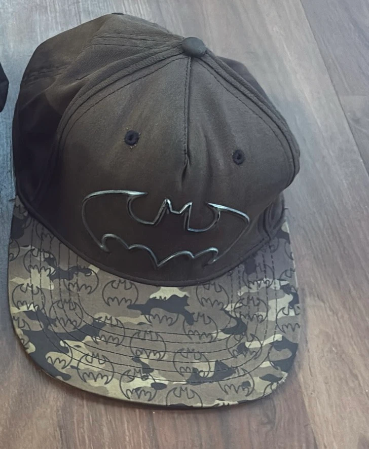 DC Batman Camo Brim Snapback Hat