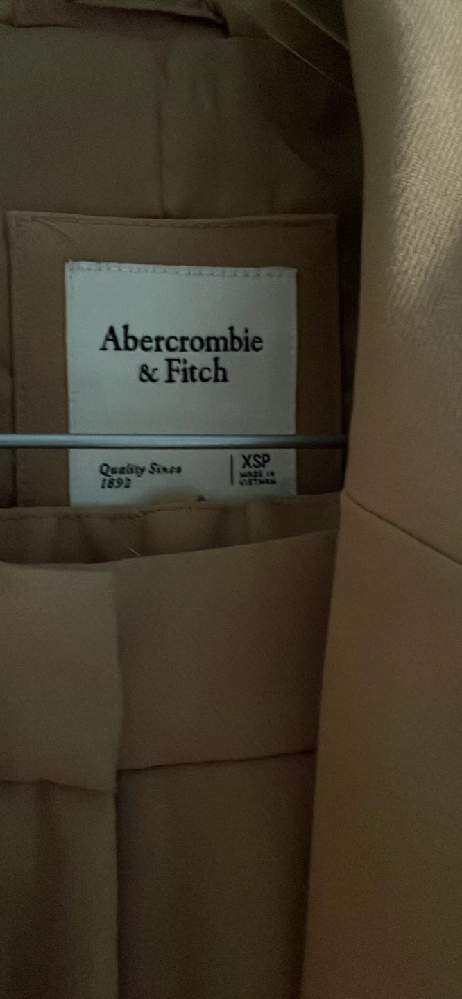 Abercrombie & Fitch Tan Blazer and Trouser Set