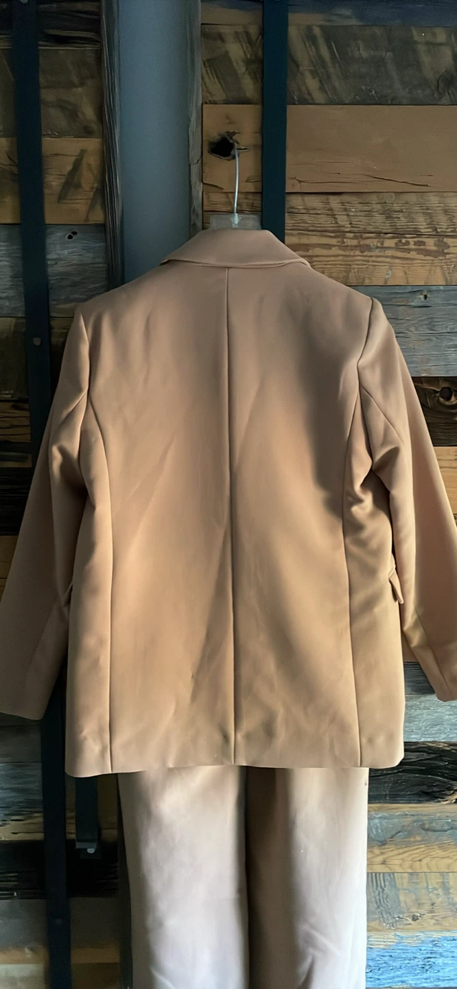 Abercrombie & Fitch Tan Blazer and Trouser Set - photo 5