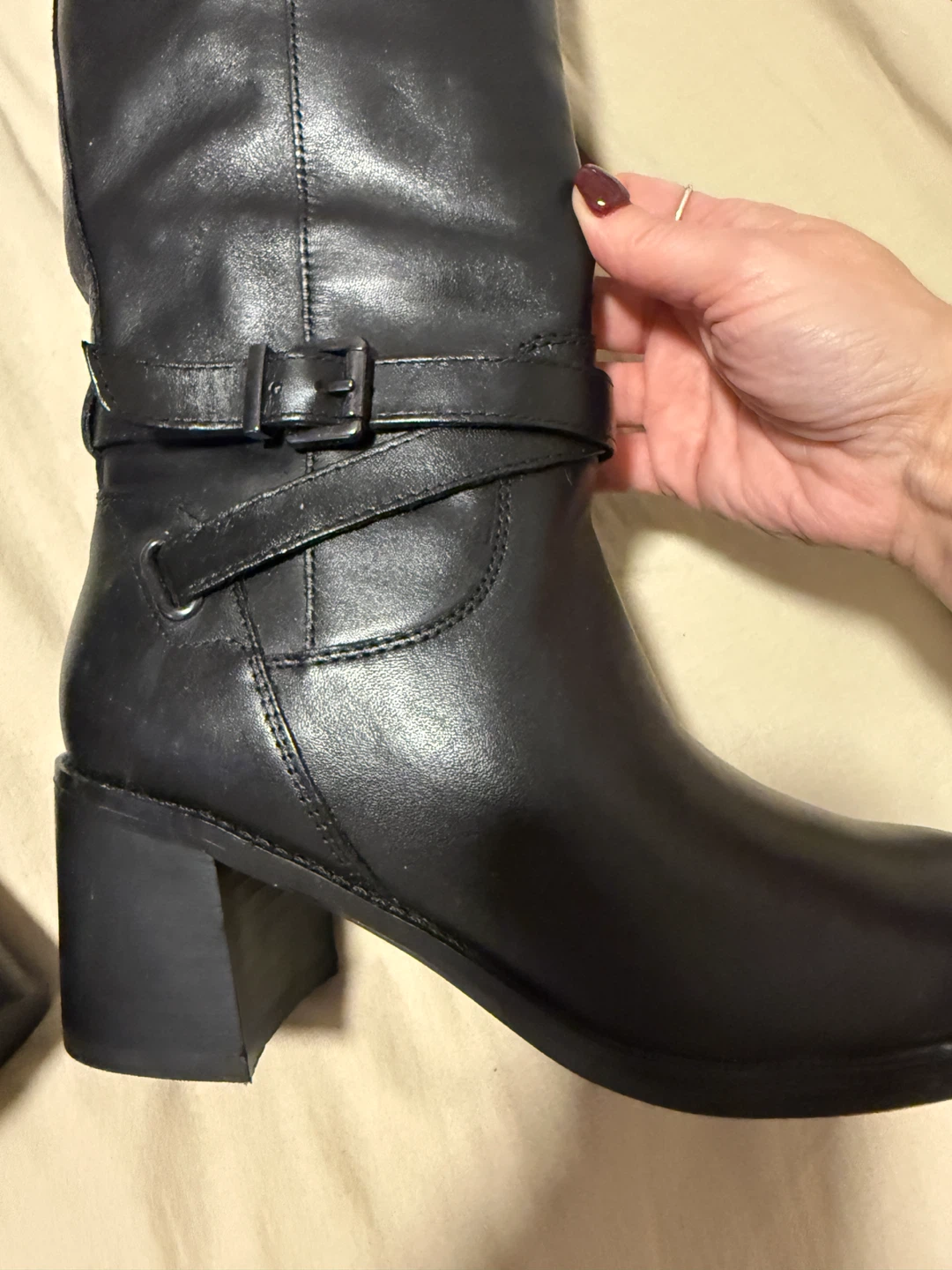 Easy Spirit Black Knee-High Boots Size 6.5M - photo 5