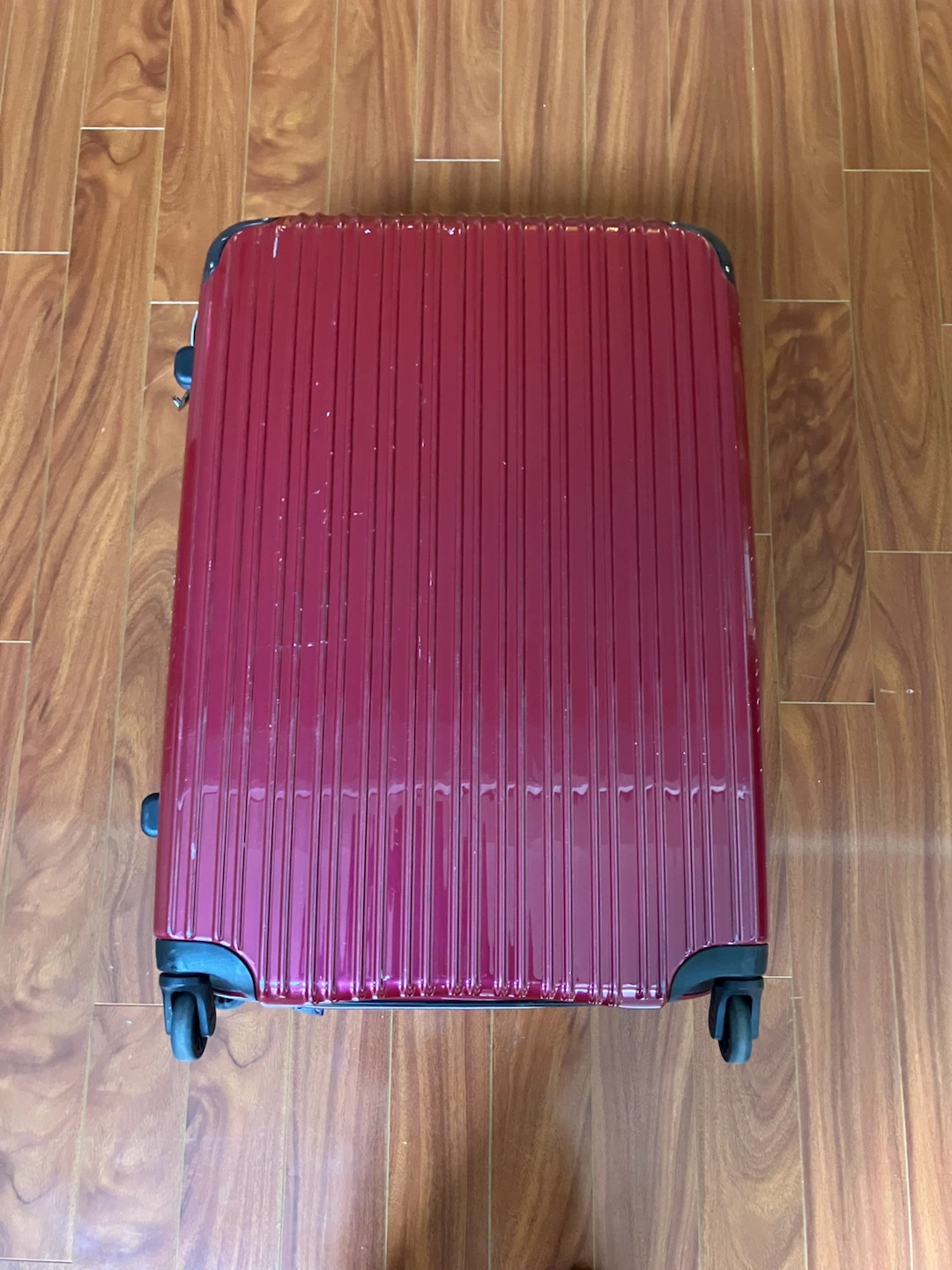 Red Hardshell Spinner Suitcase