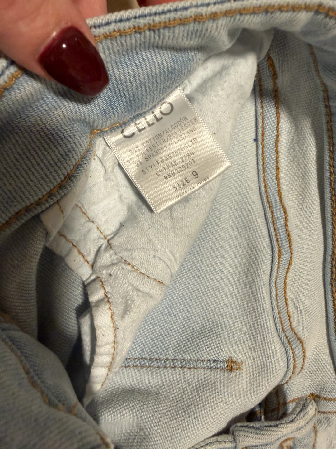 Cello Distressed Light Wash Jeans - photo 5