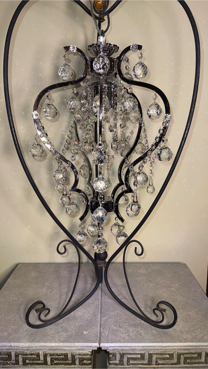 Vintage Crystal Chandelier Ceiling Light