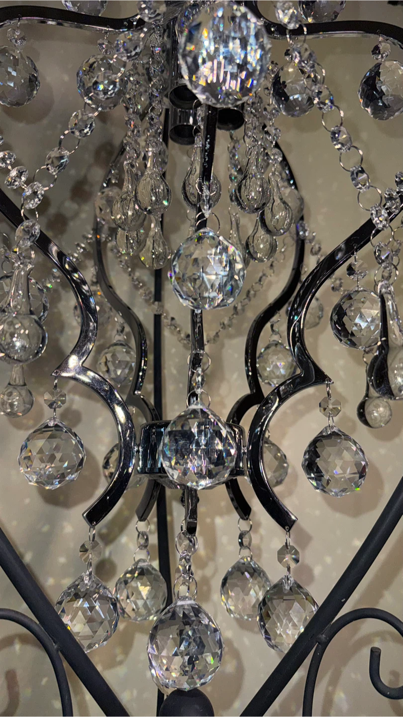 Vintage Crystal Chandelier Ceiling Light - photo 2