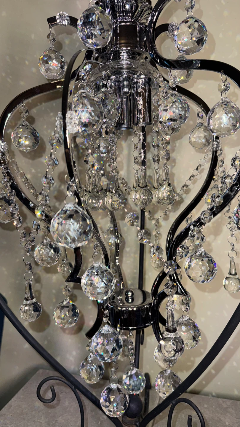 Vintage Crystal Chandelier Ceiling Light - photo 4