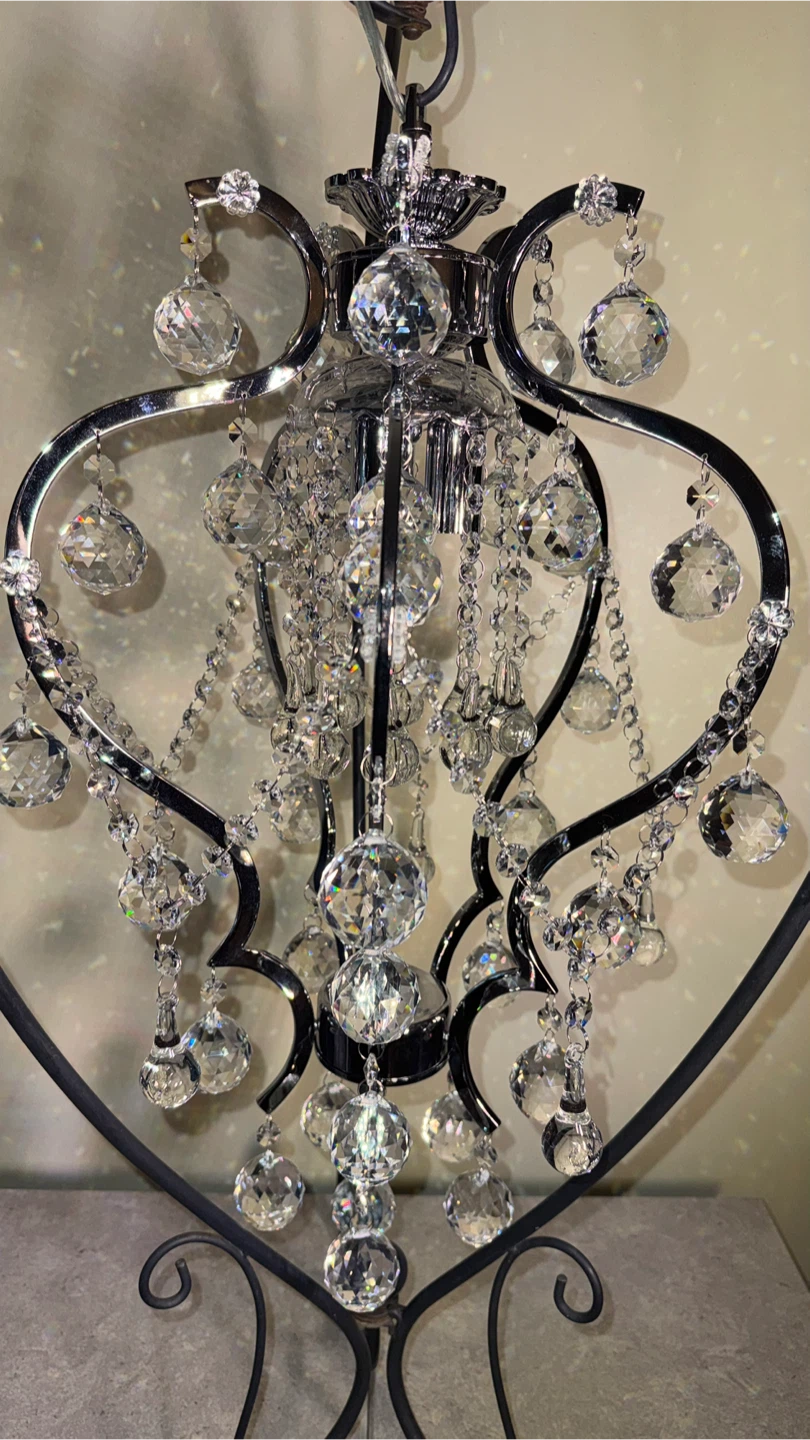 Vintage Crystal Chandelier Ceiling Light - photo 5