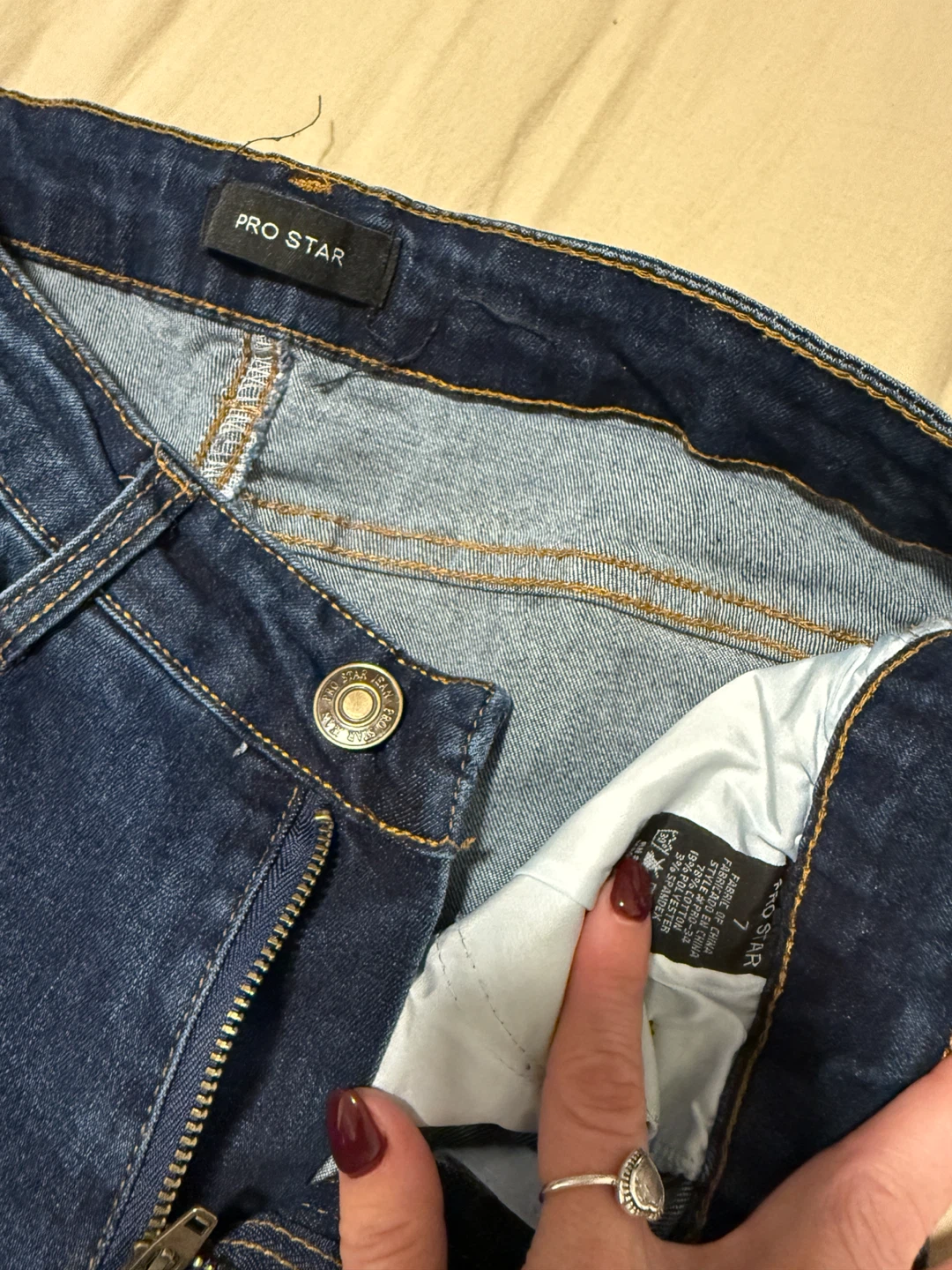 Pro Star Distressed Skinny Jeans Size 7 - photo 3