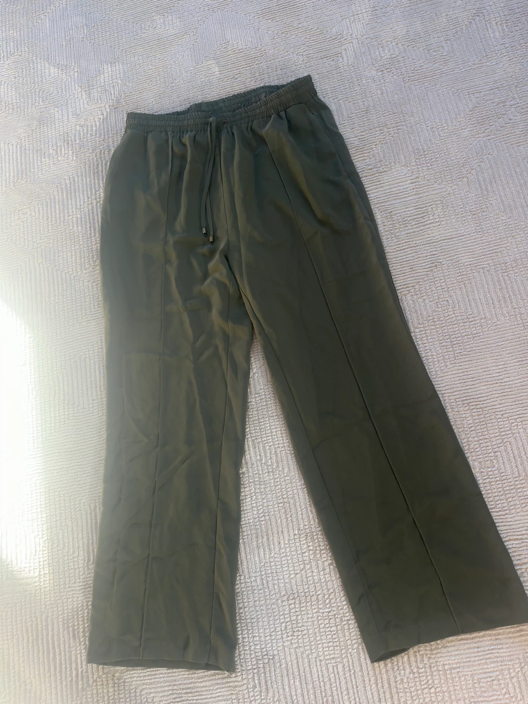 Primark Olive Green Wide Leg Trousers - photo 2