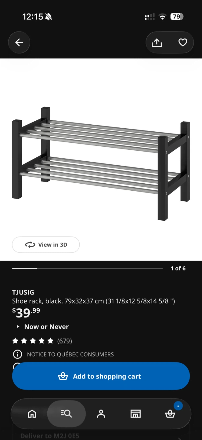 IKEA TJUSIG Shoe Rack - photo 2