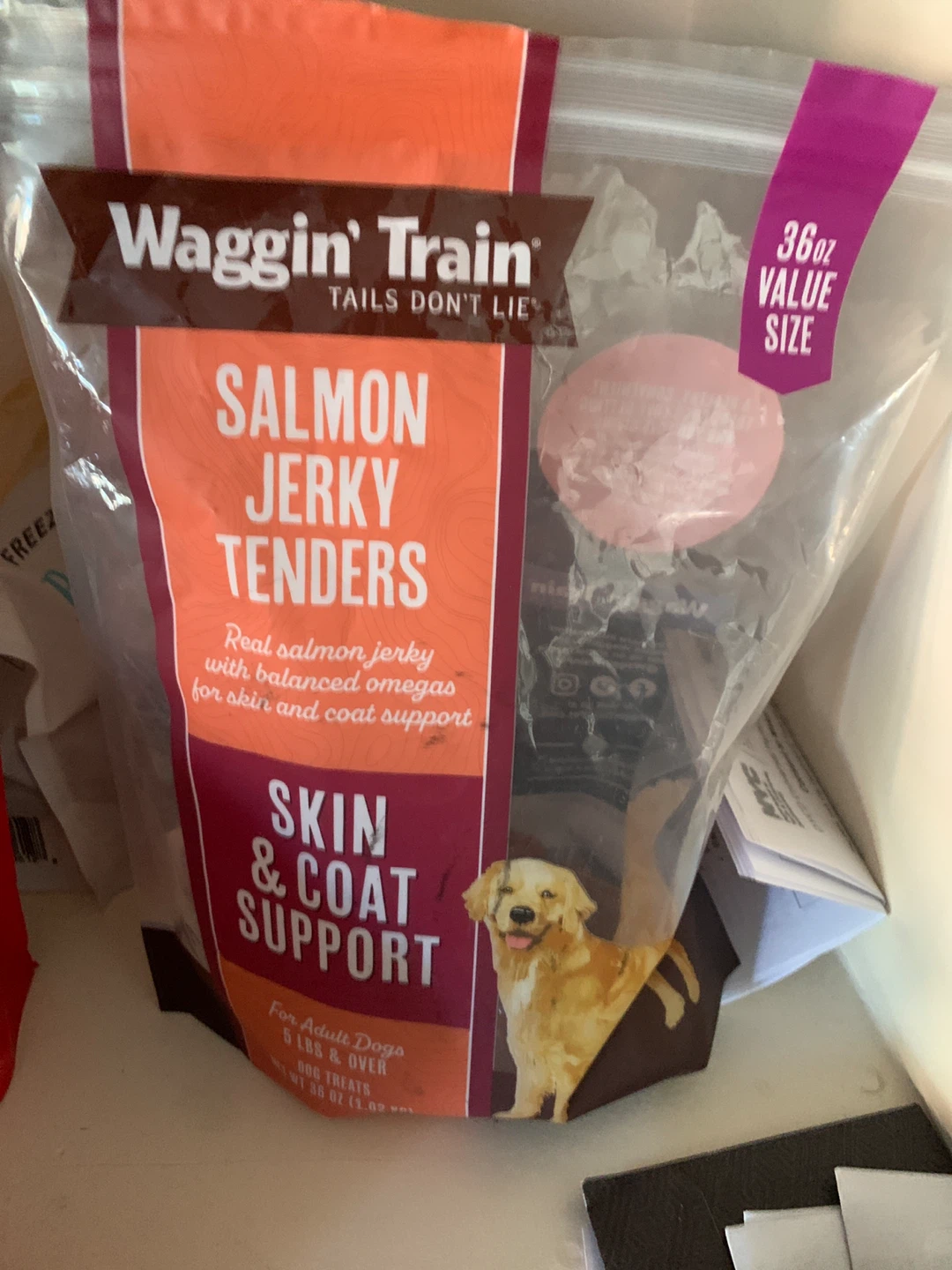 Waggin' Train Salmon Jerky Tenders 36oz