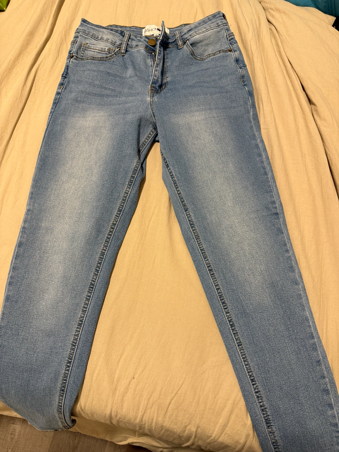 Fashion Nova Light Wash Jeans