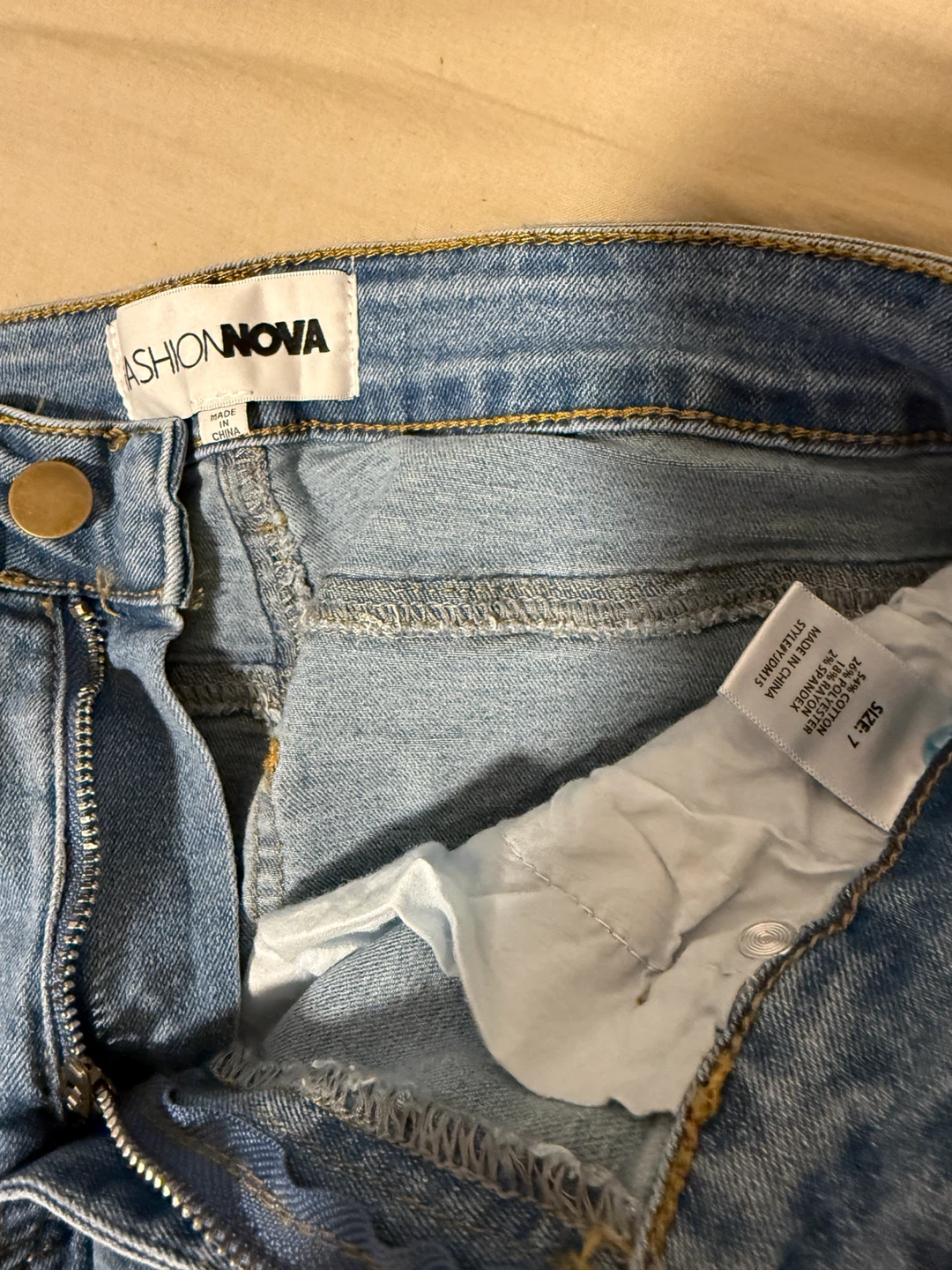 Fashion Nova Light Wash Jeans - photo 4