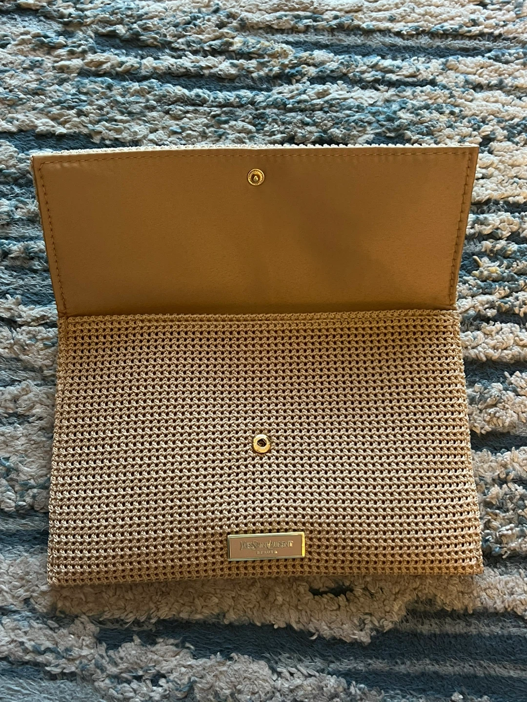 New YSL Beige Crochet Pouch - photo 2