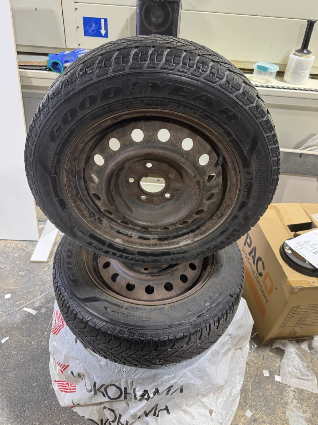 4 Goodyear Ultra Grip Tires 205/60R16 - photo 4