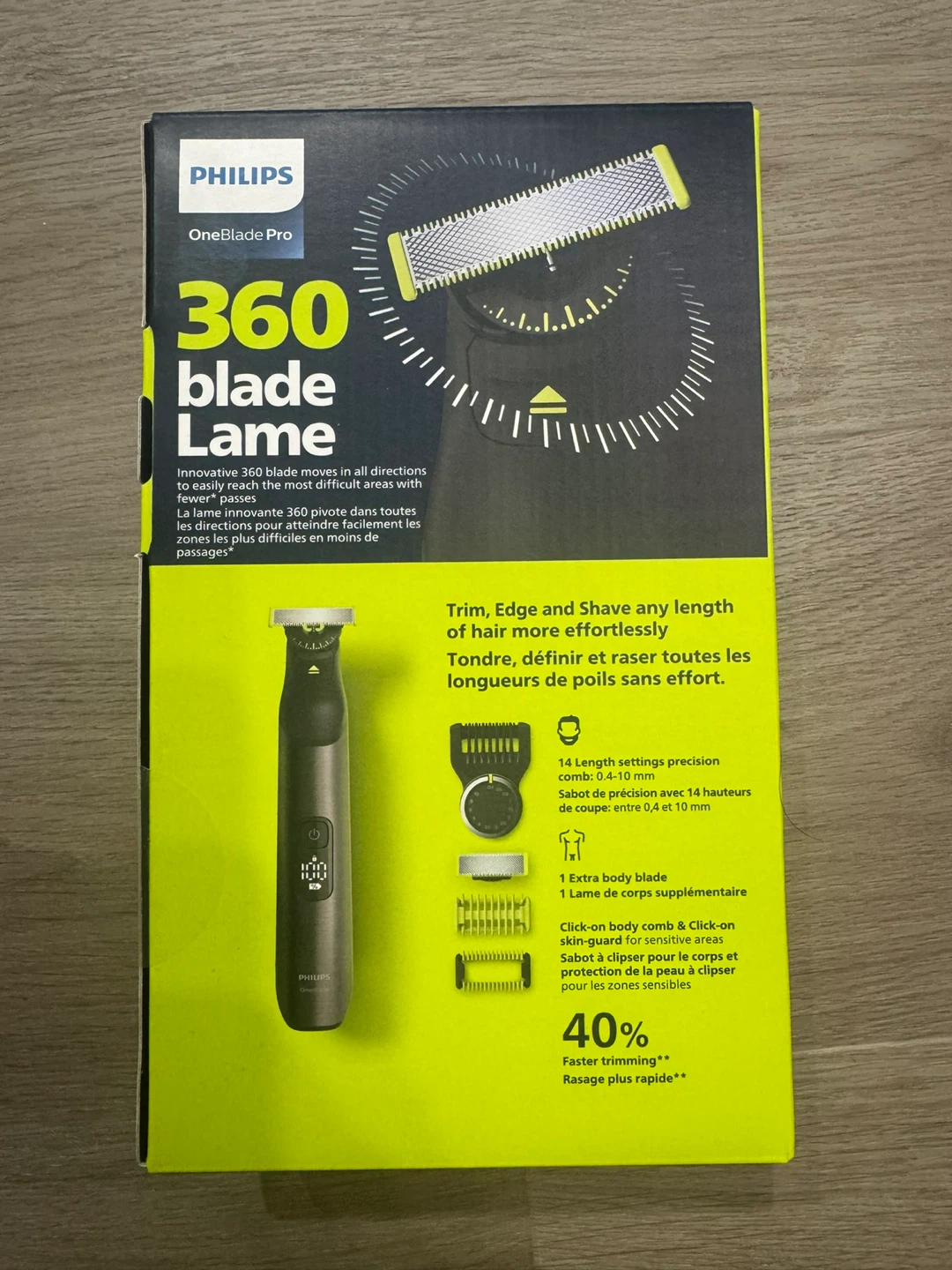 Philips OneBlade Pro 360 Face & Body - Brand New & Sealed - photo 2