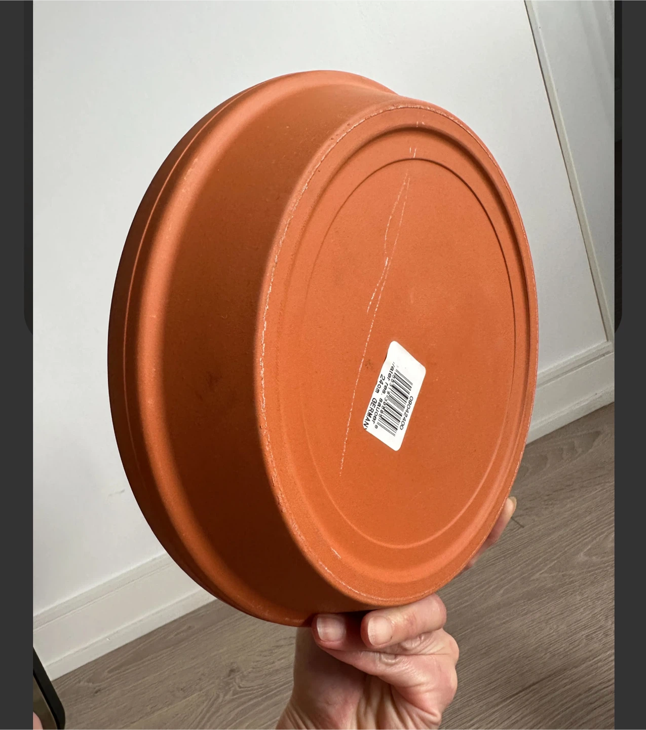 Giant German Terracotta Pot and Saucer - photo 5