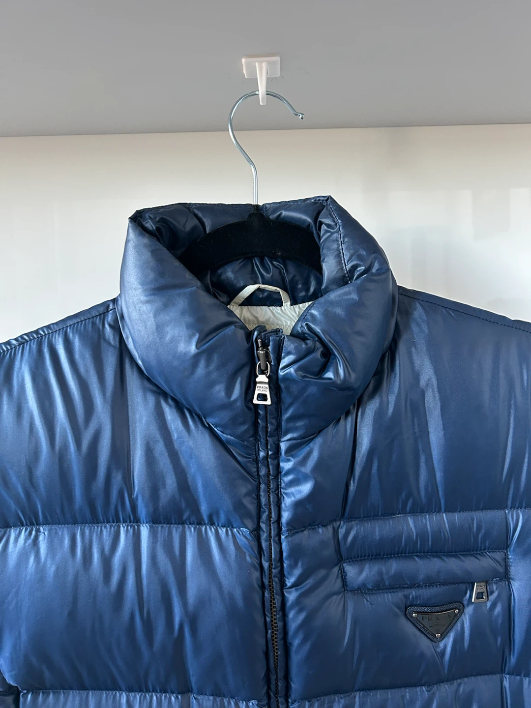 Prada Navy Blue Puffer Vest - photo 3