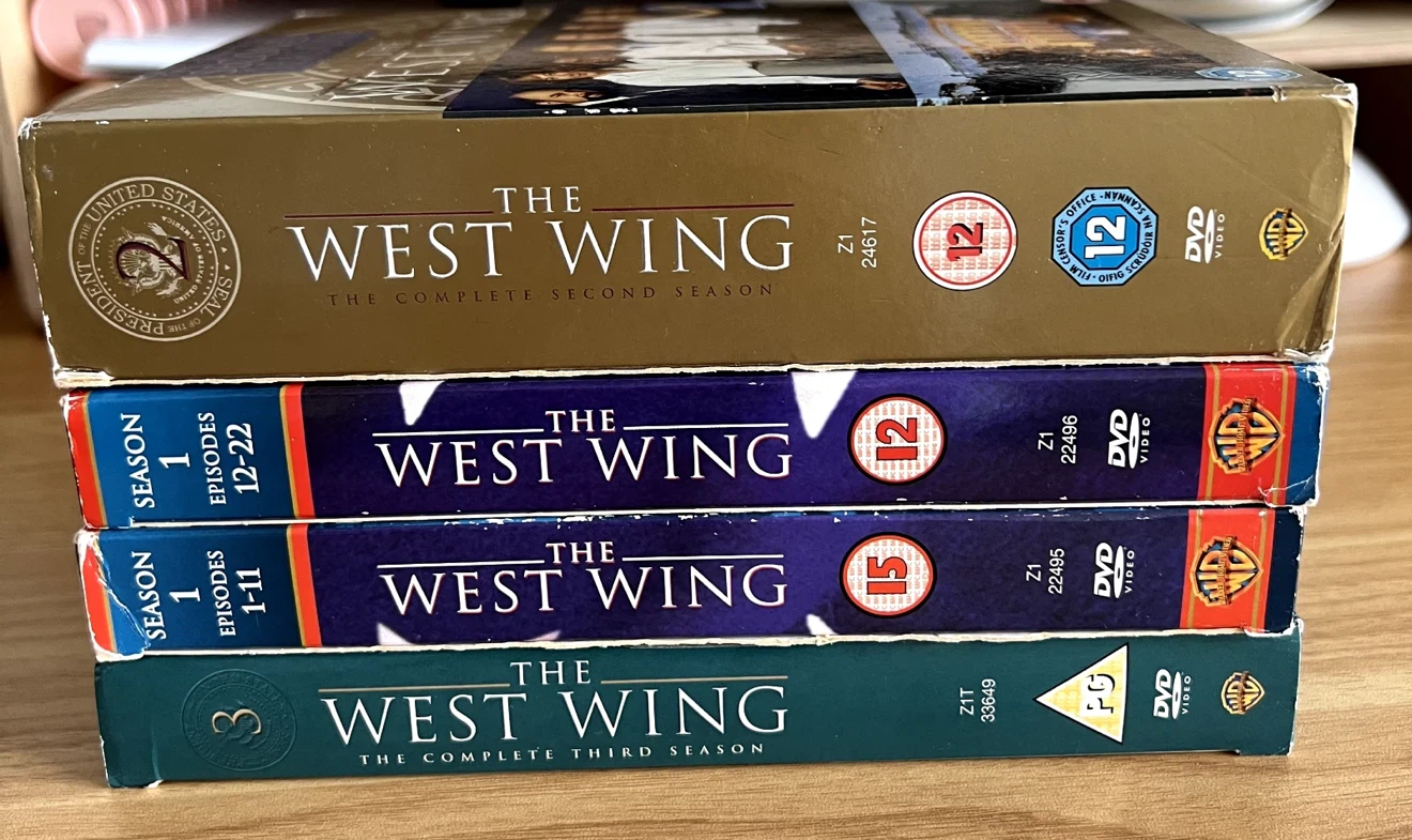 The West Wing DVD Seasons 1-3 Collection Region 2