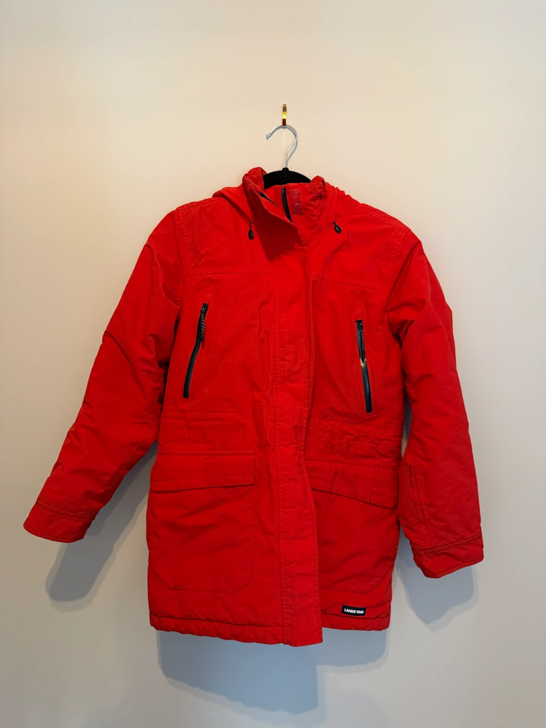 Lands' End Red Winter Parka