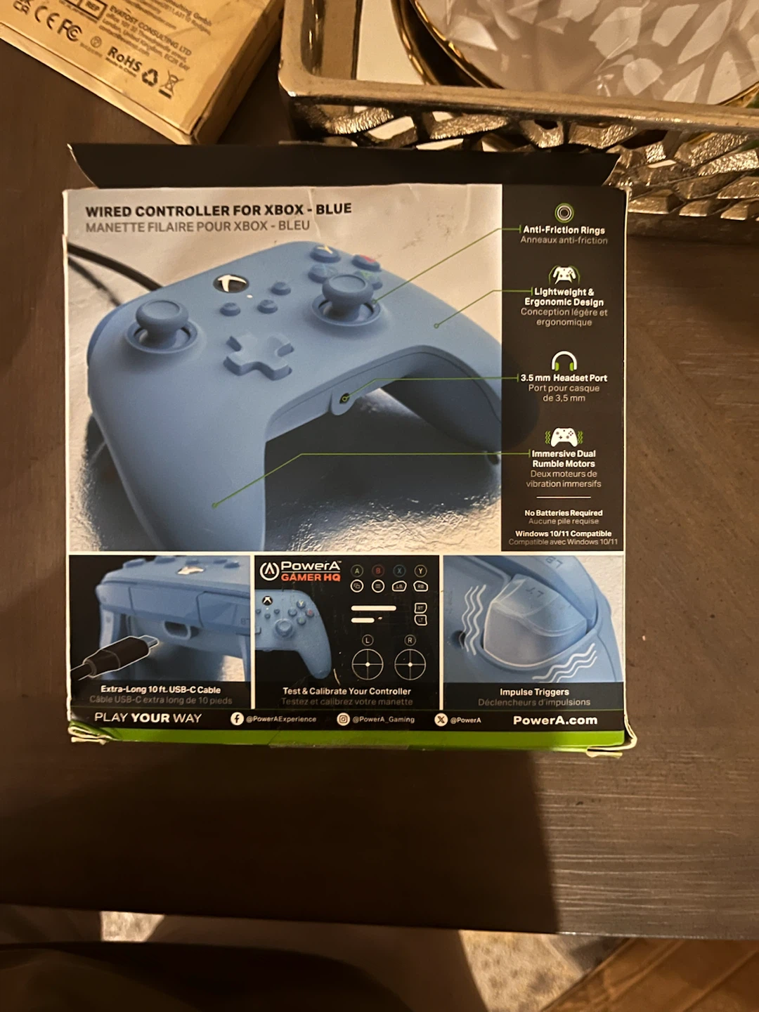 Wired Controller for Xbox - Blue - photo 2