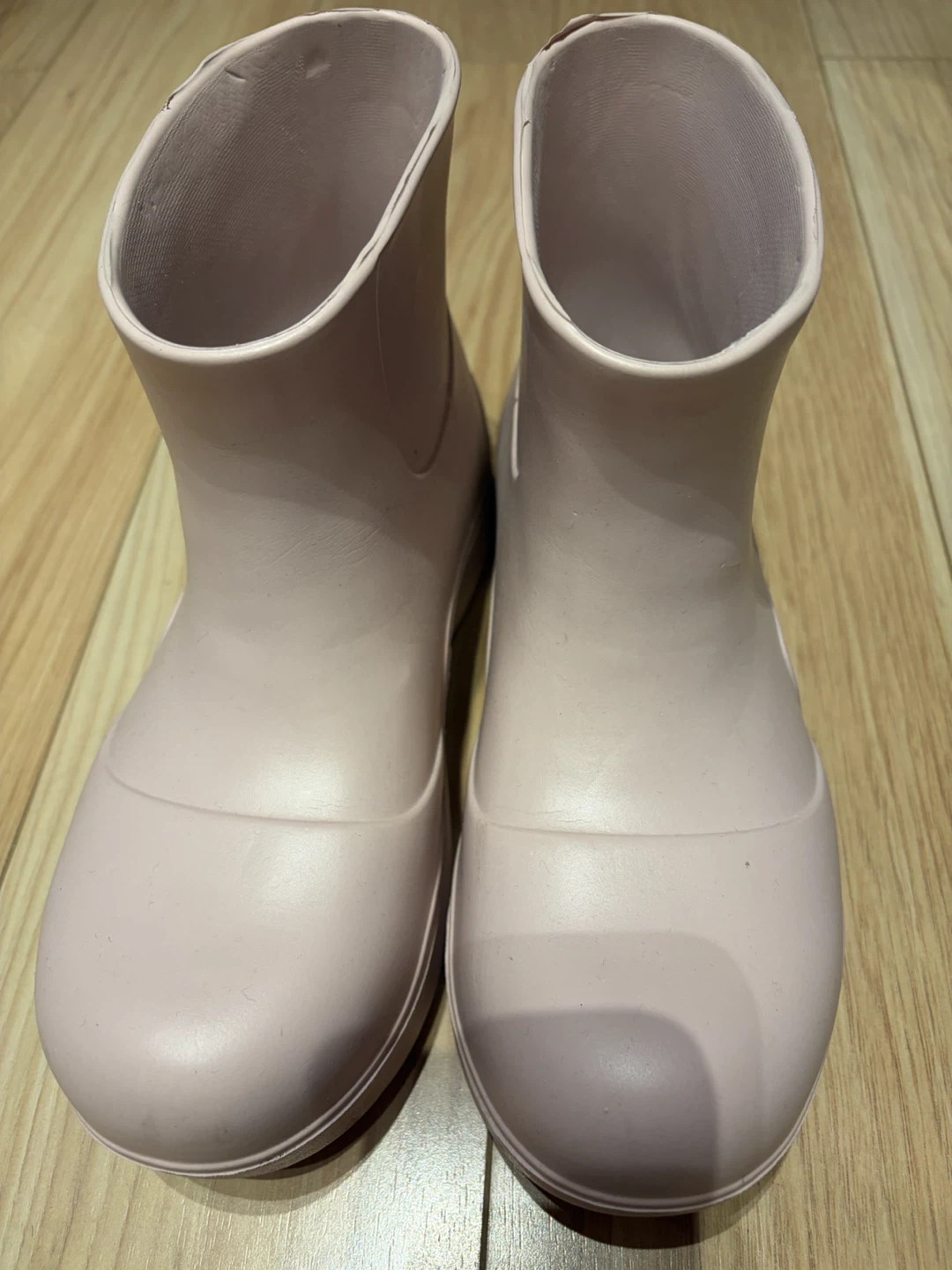 Pink Rubber Rain Boots