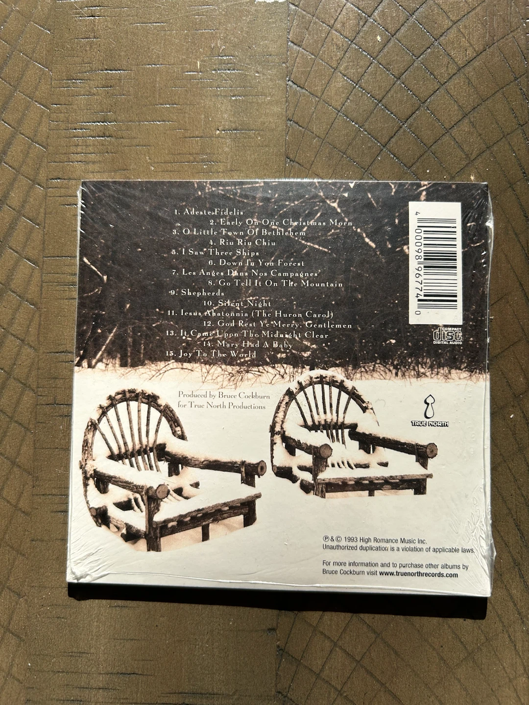 Bruce Cockburn Christmas CD, 1993, Sealed (Brampton) - photo 2