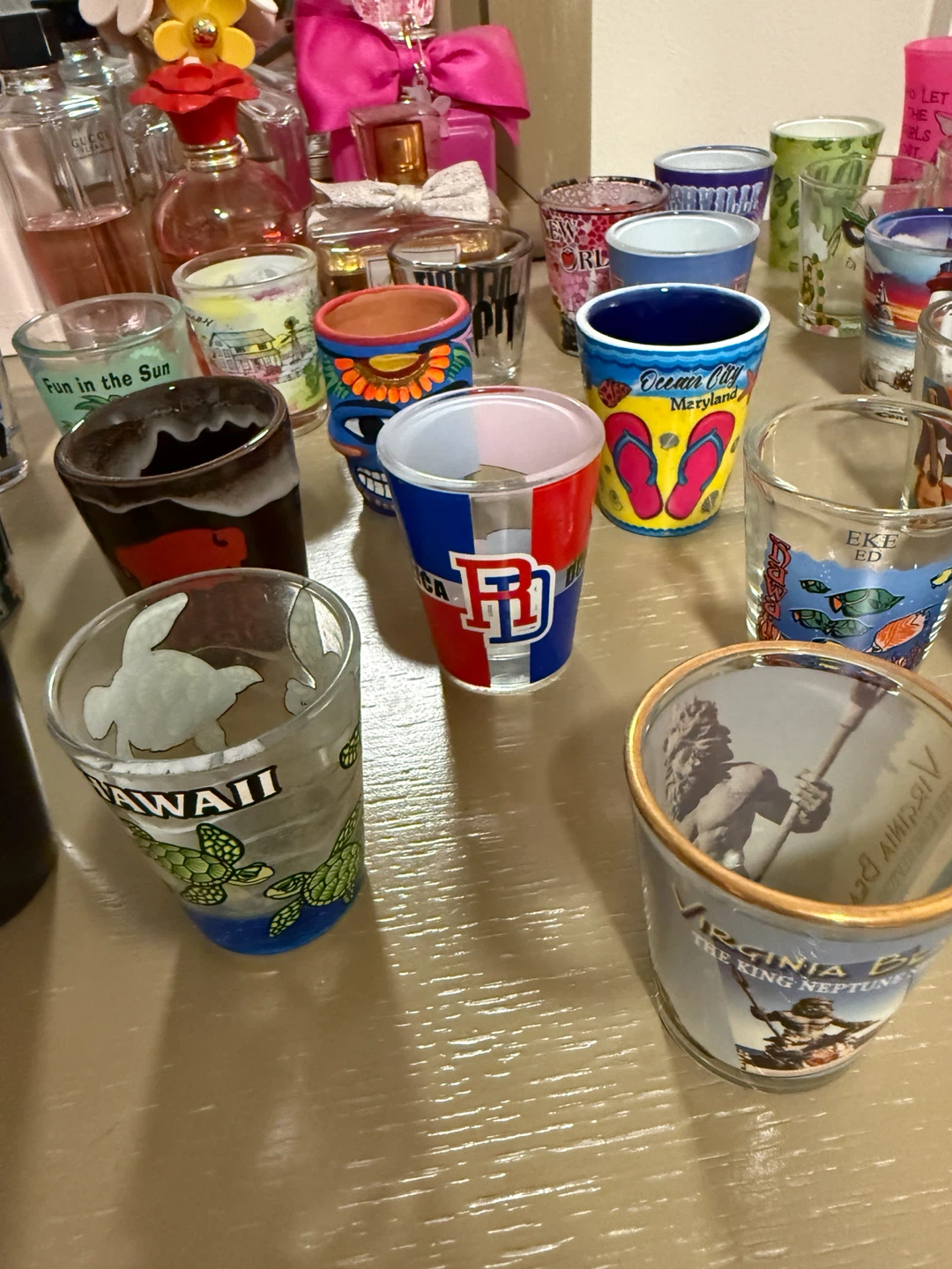 Collection of Assorted Souvenir Shot Glasses - photo 2