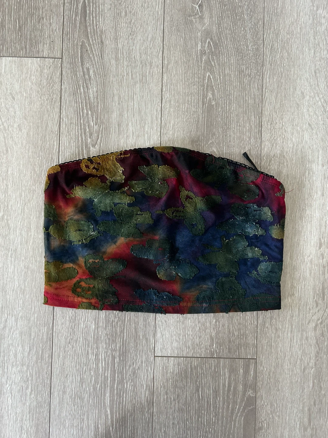 ROMWE Multi-colored Tube Top