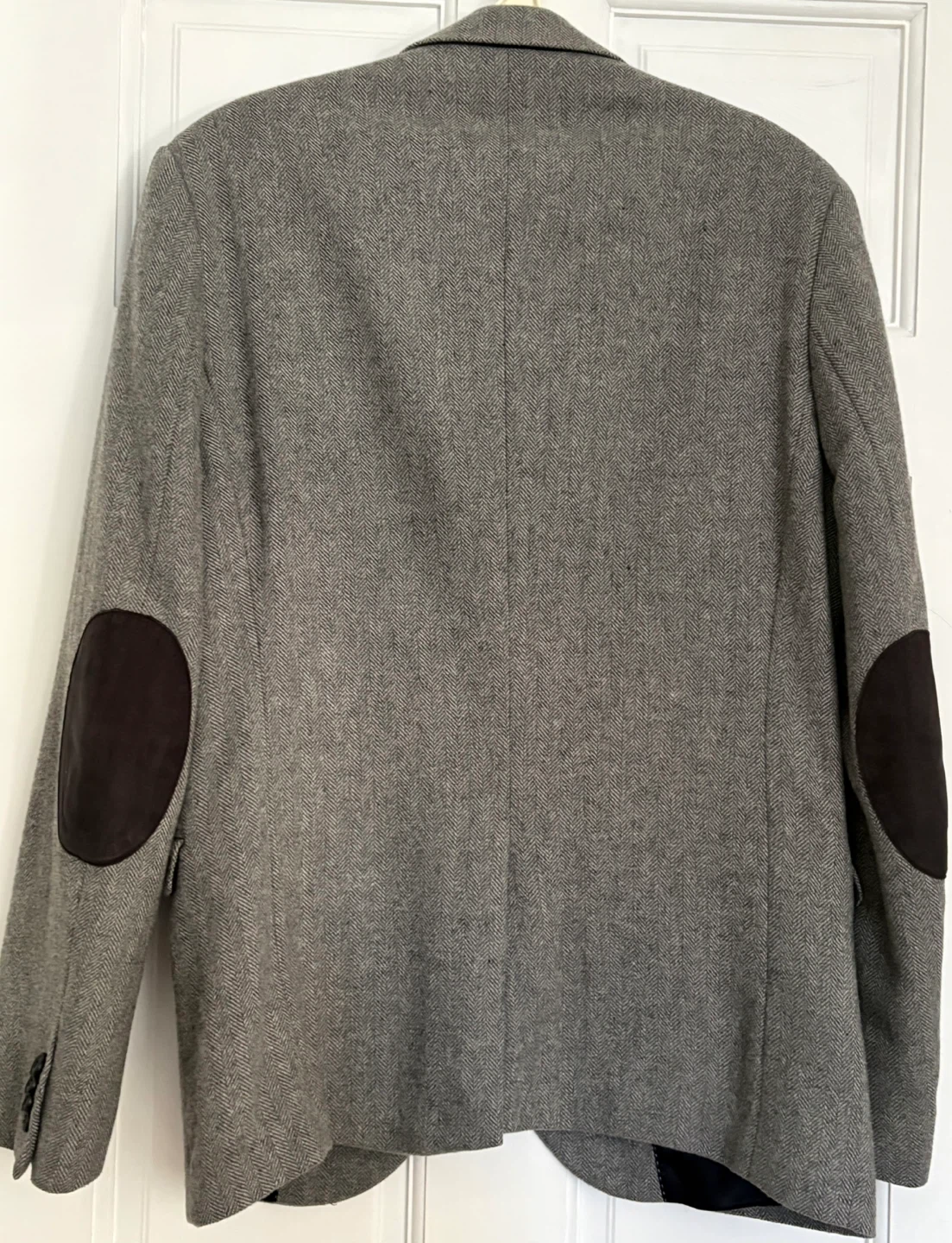 H&M Slim Fit Herringbone Blazer Size 38R