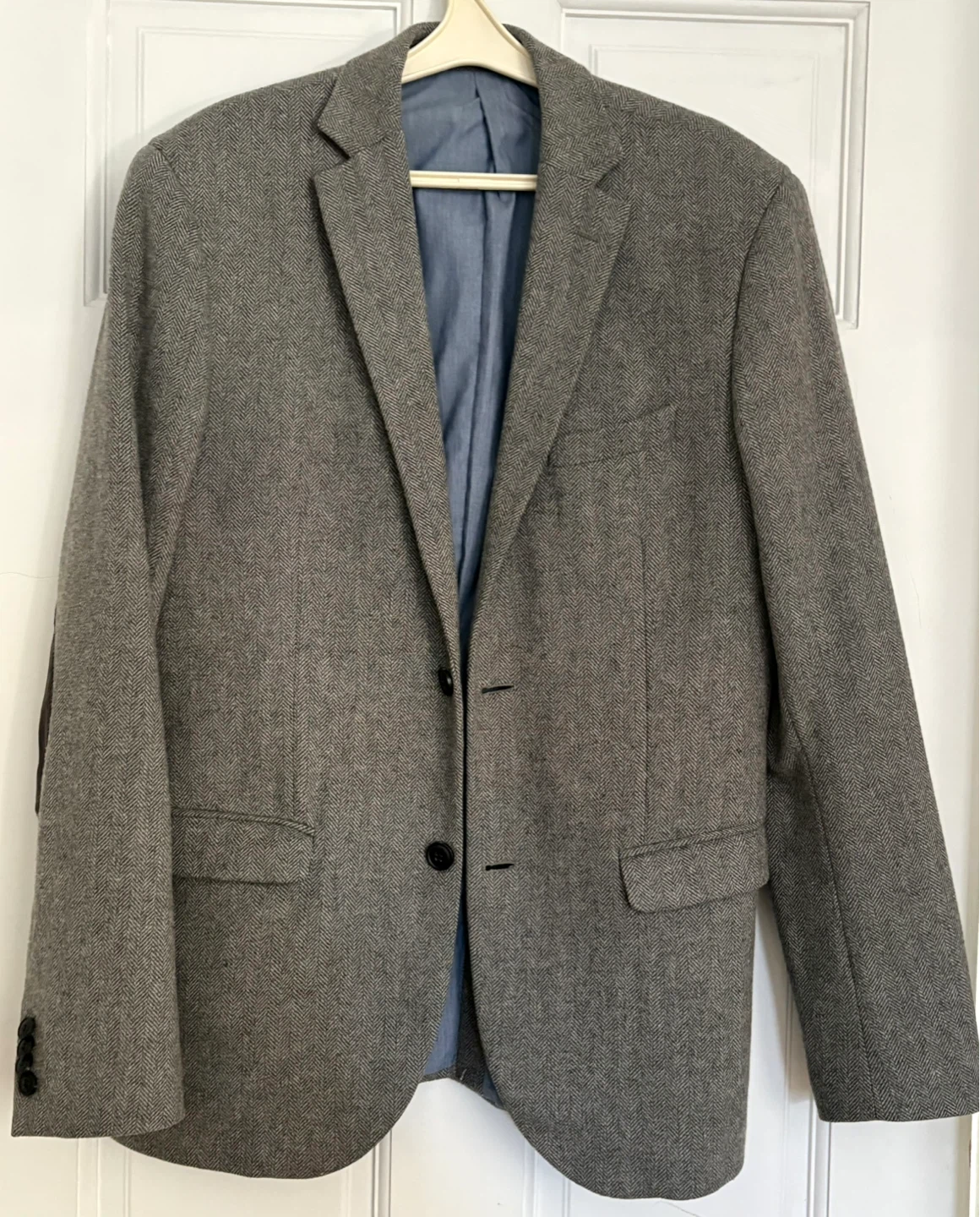 H&M Slim Fit Herringbone Blazer Size 38R - photo 2
