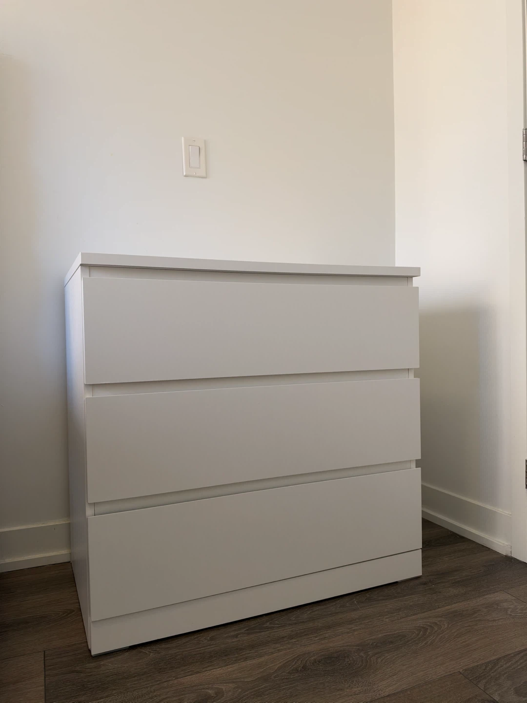 IKEA White 3-Drawer Chest