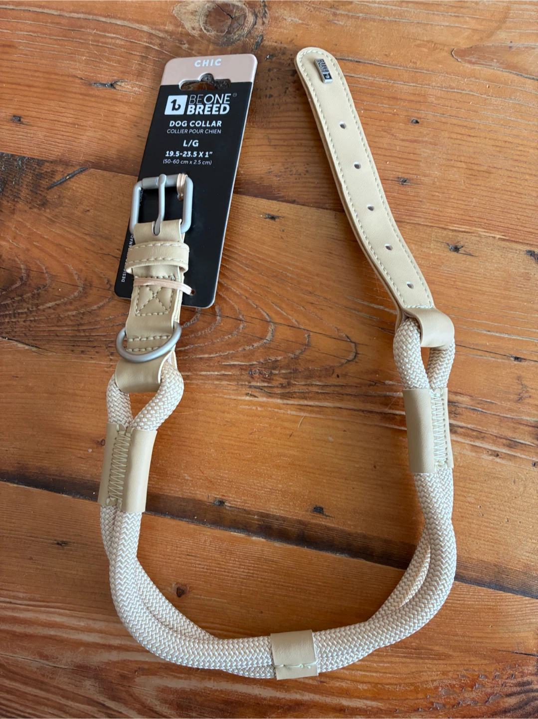 BeOneBreed Chic Dog Collar, Size Large