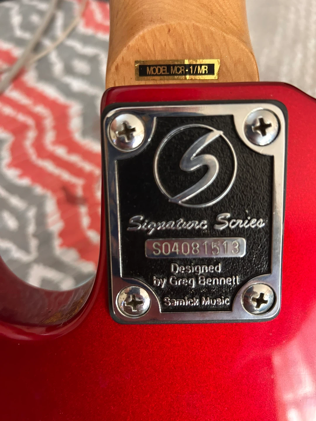 Samick Greg Bennett Signature Series Bass Guitar MCR-1/MR - photo 2