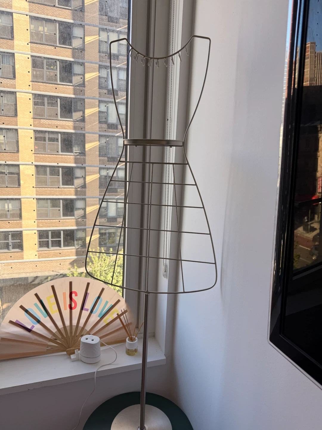 Metal Dress Form Jewelry Stand