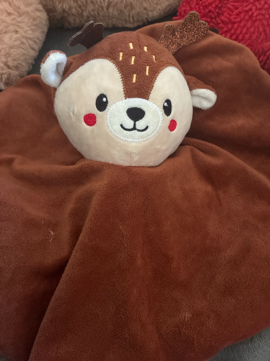 Squishmallows Reindeer Security Blanket