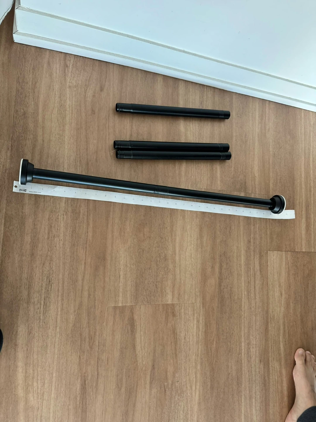 Heavy-Duty Modular Tension Curtain Rod – Adjustable 32" to 80" - photo 2