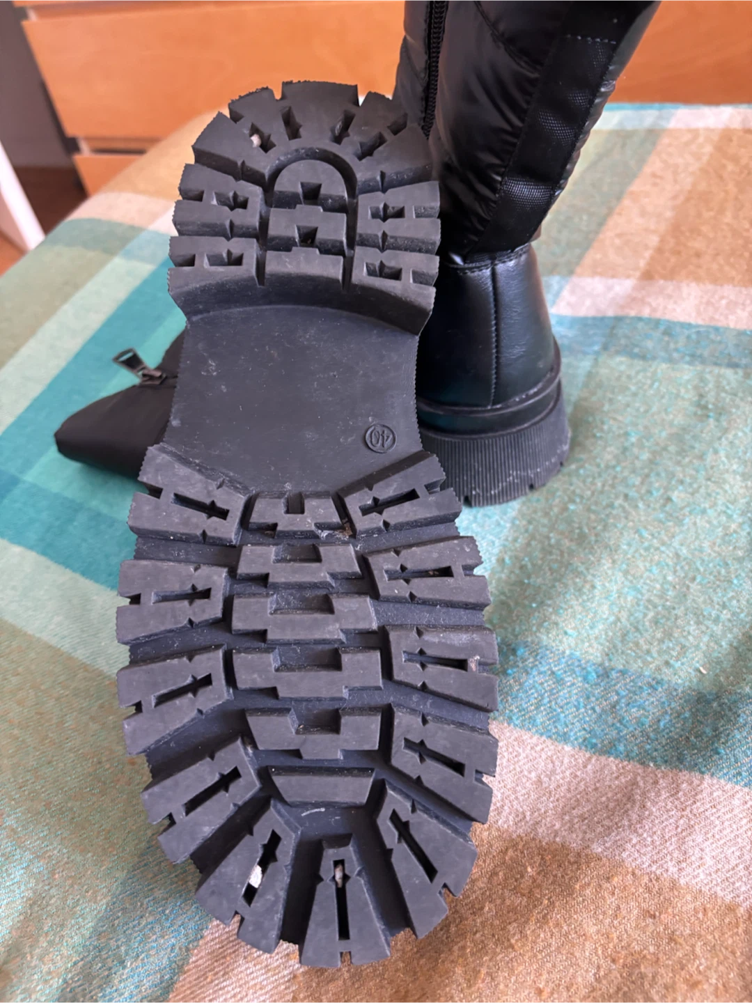 Black Quilted Boots - photo 3