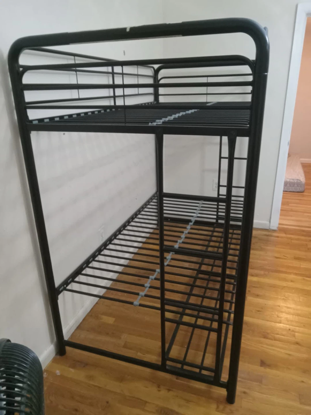 Black Metal Bunk Bed Frame - photo 2