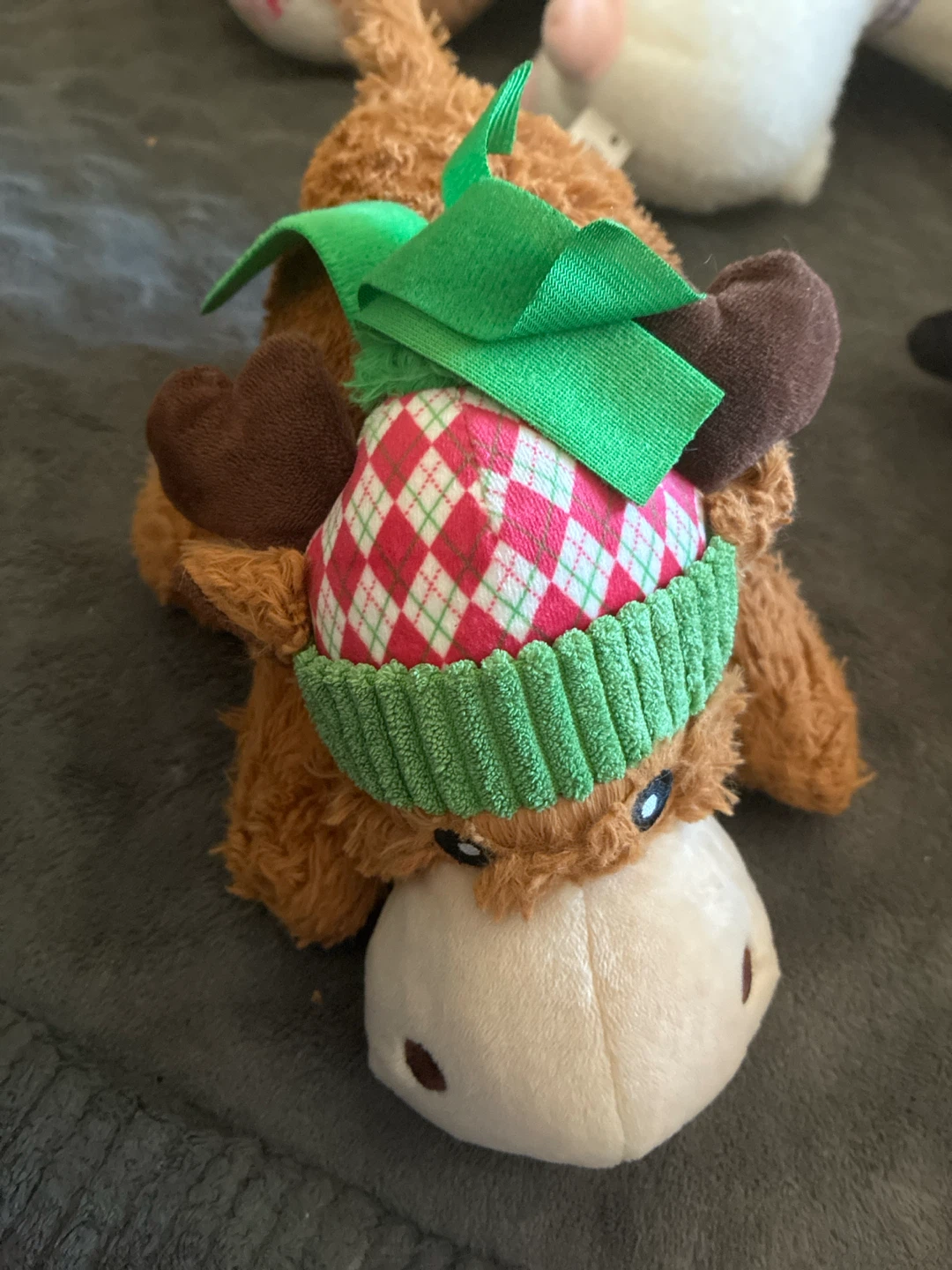 Plush Christmas Moose Toy
