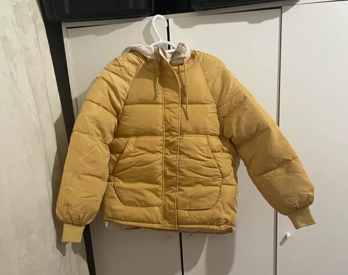 Mustard Yellow Puffer Jacket