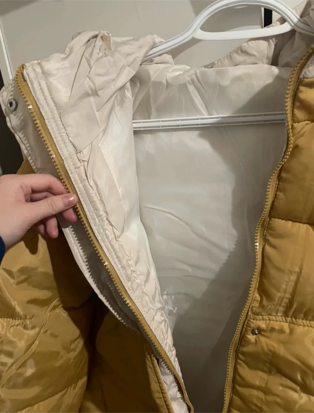 Mustard Yellow Puffer Jacket - photo 4