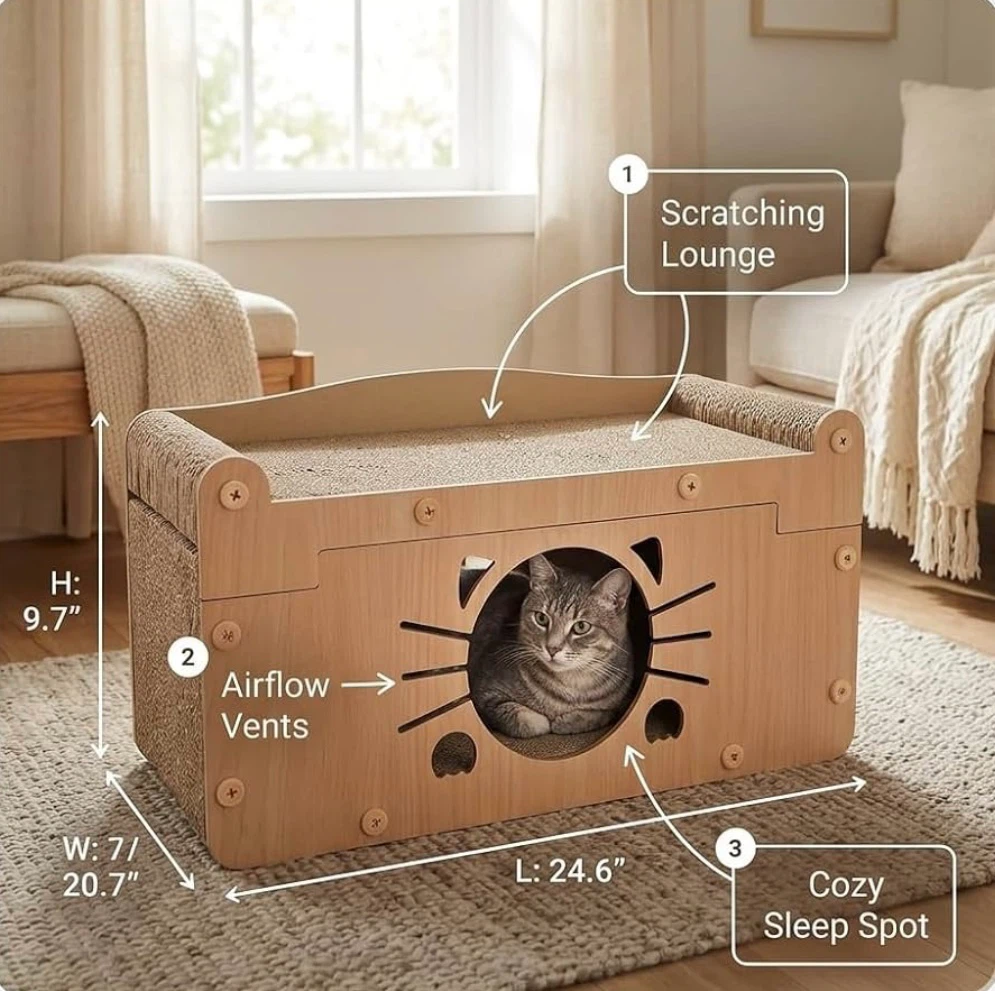 Cat Scratching Lounge and Sleep House - photo 4