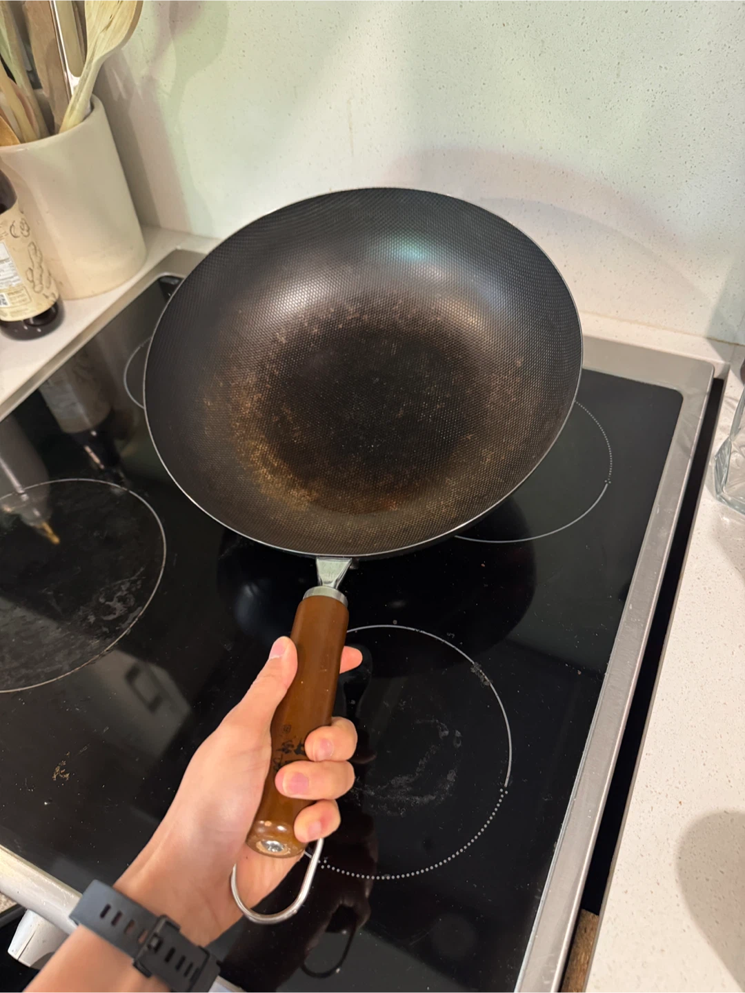 Non-stick Wok with Wooden Handle - photo 4