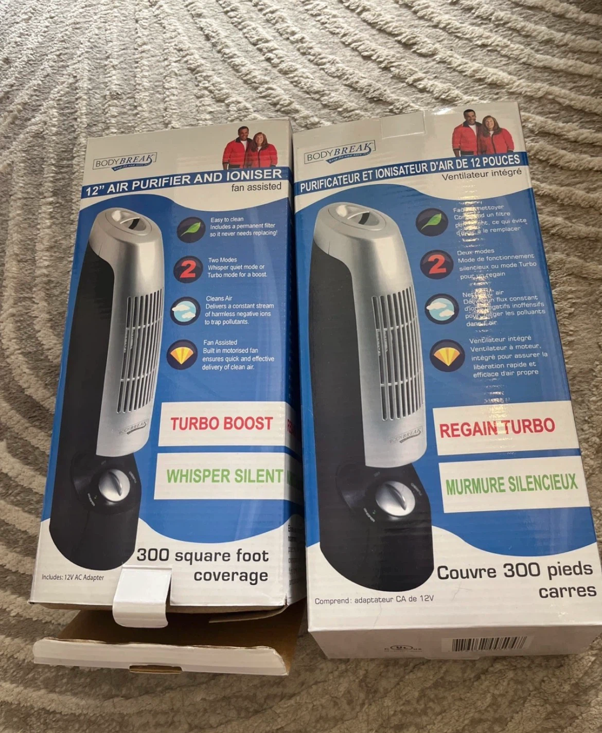 BodyBreak 12-inch Air Purifier and Ioniser