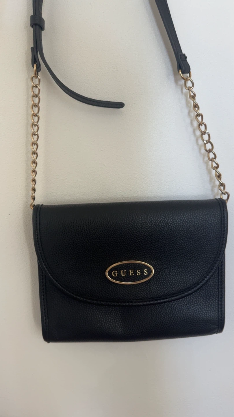 Vintage Guess Black Crossbody Bag