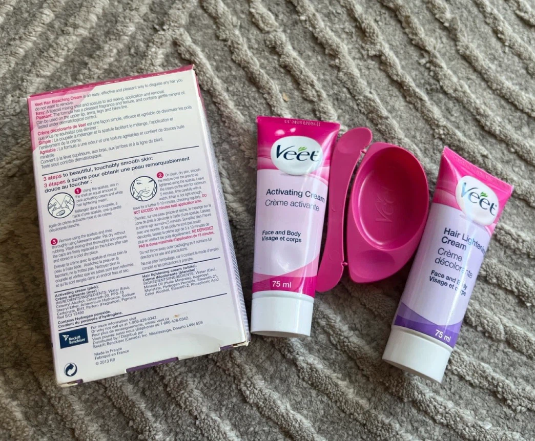 Veet Hair Bleaching Cream Face and Body