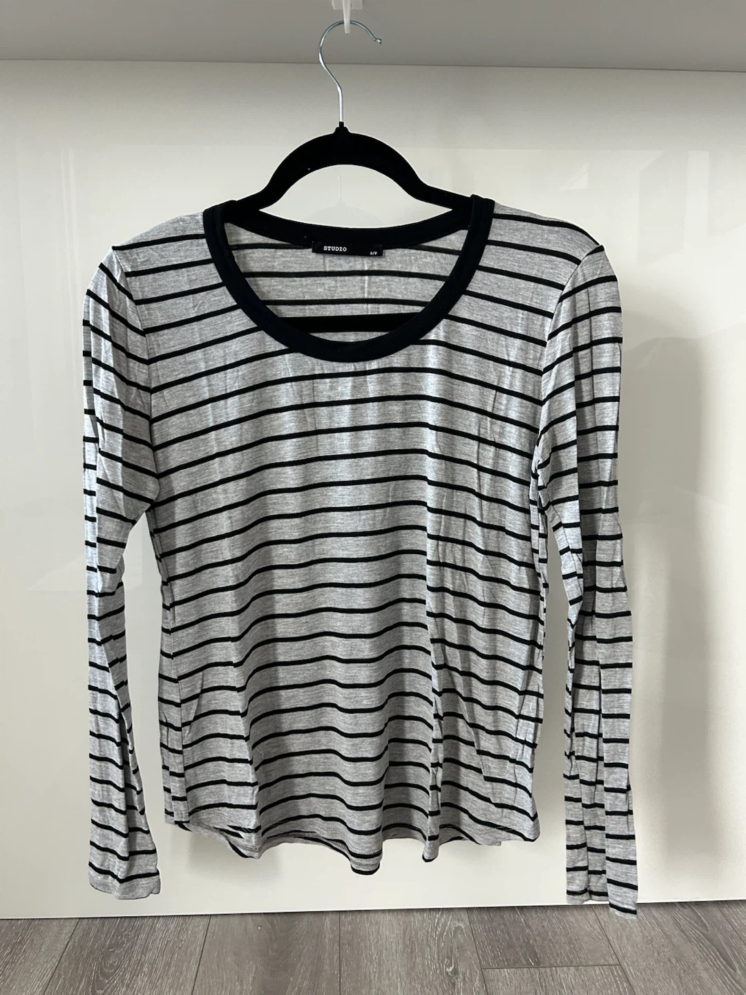 Studio Striped Long Sleeve Top